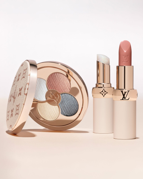 Louis Vuitton eye shadow and lipstick